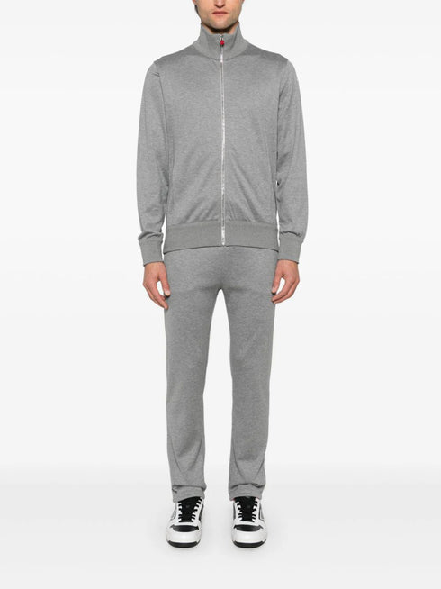 logo-embroidered tracksuit